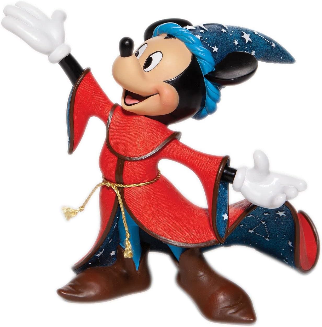 Enesco Disney Showcase Couture de Force Fantasia 80th Anniversary Sorcerer's Apprentice Mickey Mouse Figurine, 8.74 Inch, Multicolor