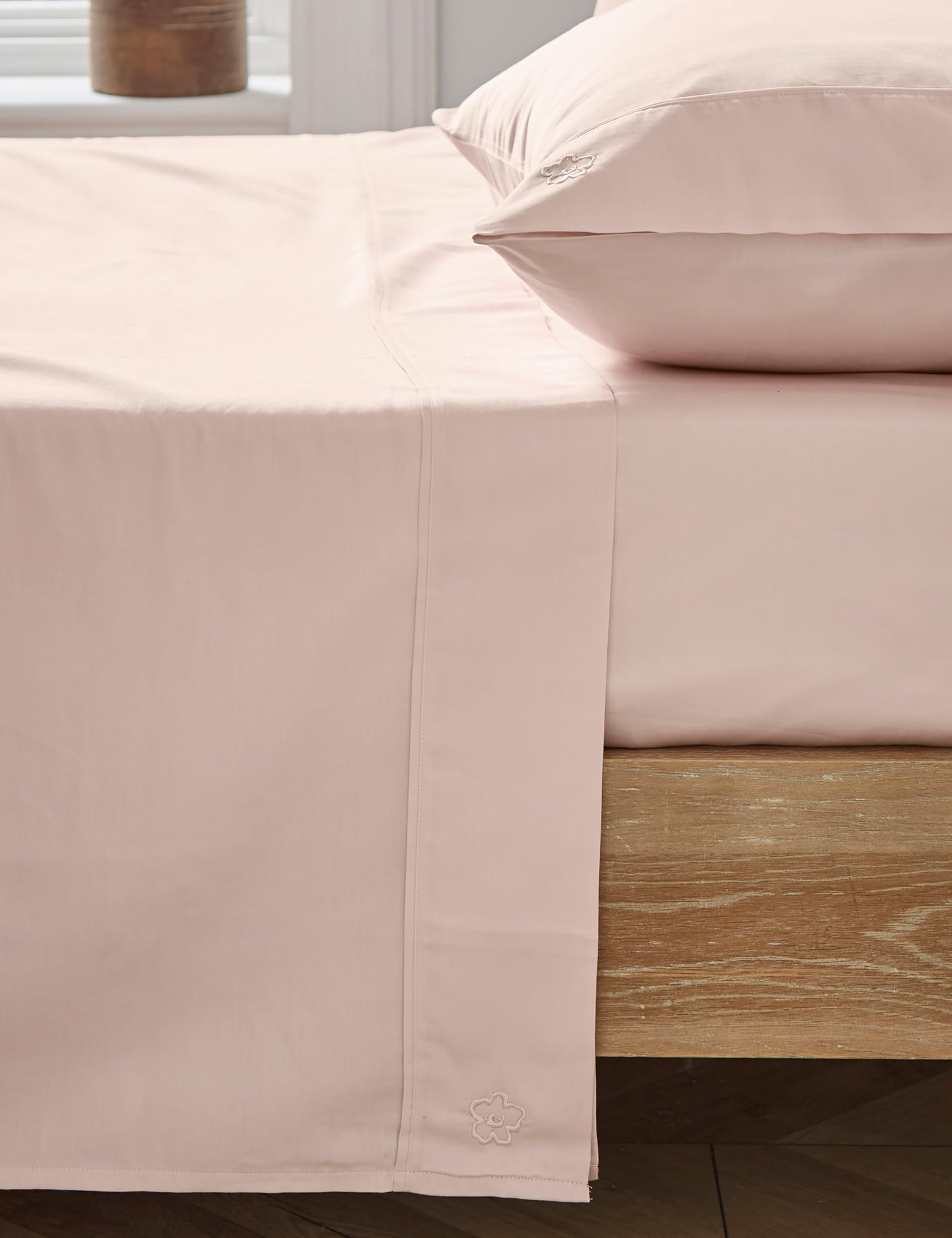 Ted Baker Plain Dye Flat Sheet Pink