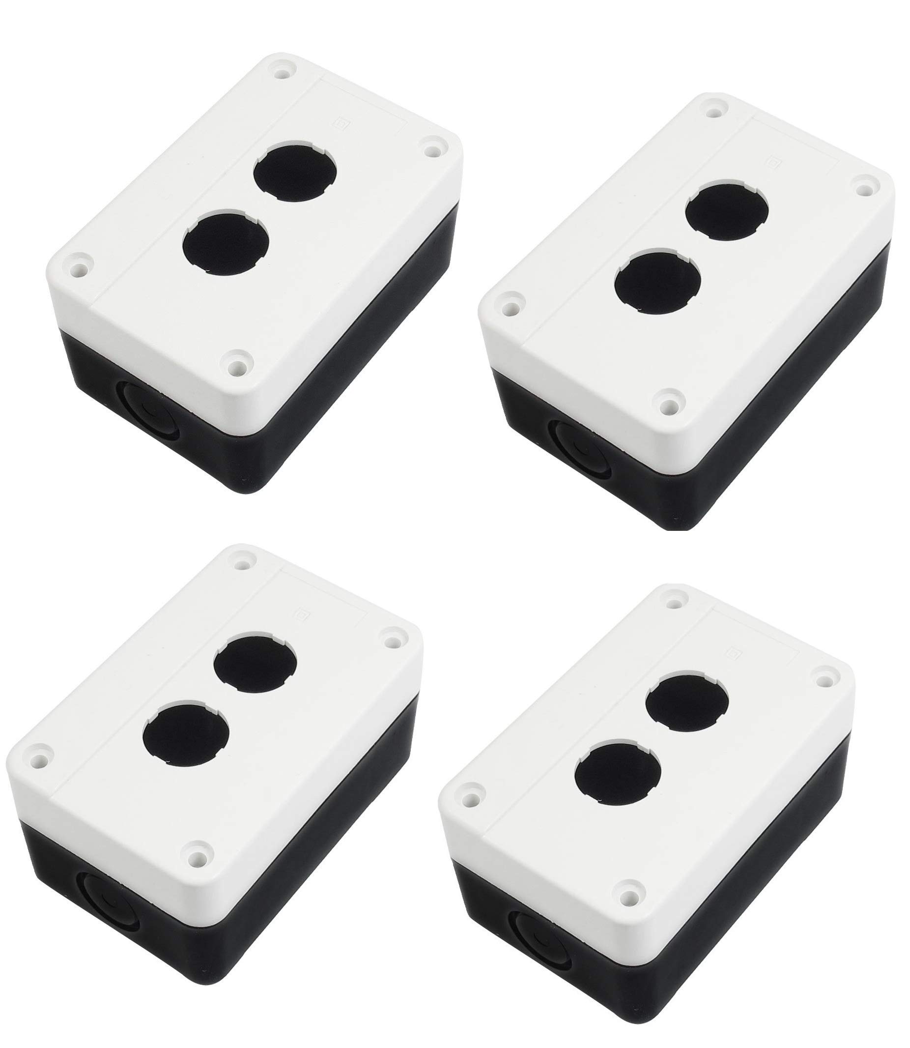 KAMCON? Black White Plastic One and Two Push Button Switch Control Station Box Case 22mm (4, 2 Push Button) (B08TSYTMBZ) Amazon Price History, Amazon Price Tracker