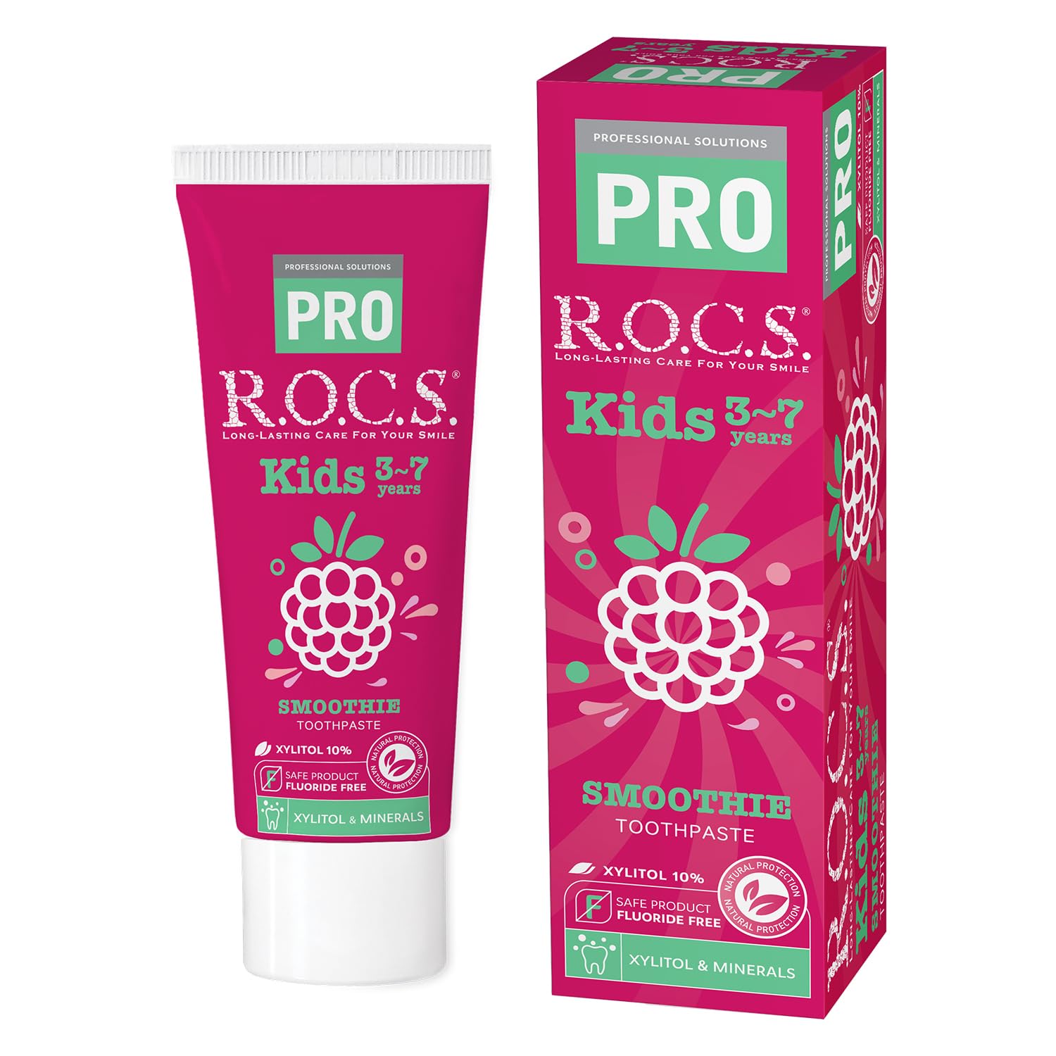 R.O.C.S. ロックスPRO キッズ(3～7才) ラズベリースムージー味【ミ…