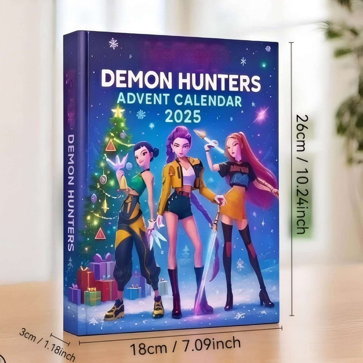 Generic K-POP De-mon H-Hunters Advent Calendar 2025, 24 Days Christmas Advent Calendar with 24 3D Keyring Toys, Christmas Decorations for Kids Teens Adults Xmas Ornaments - Image 7