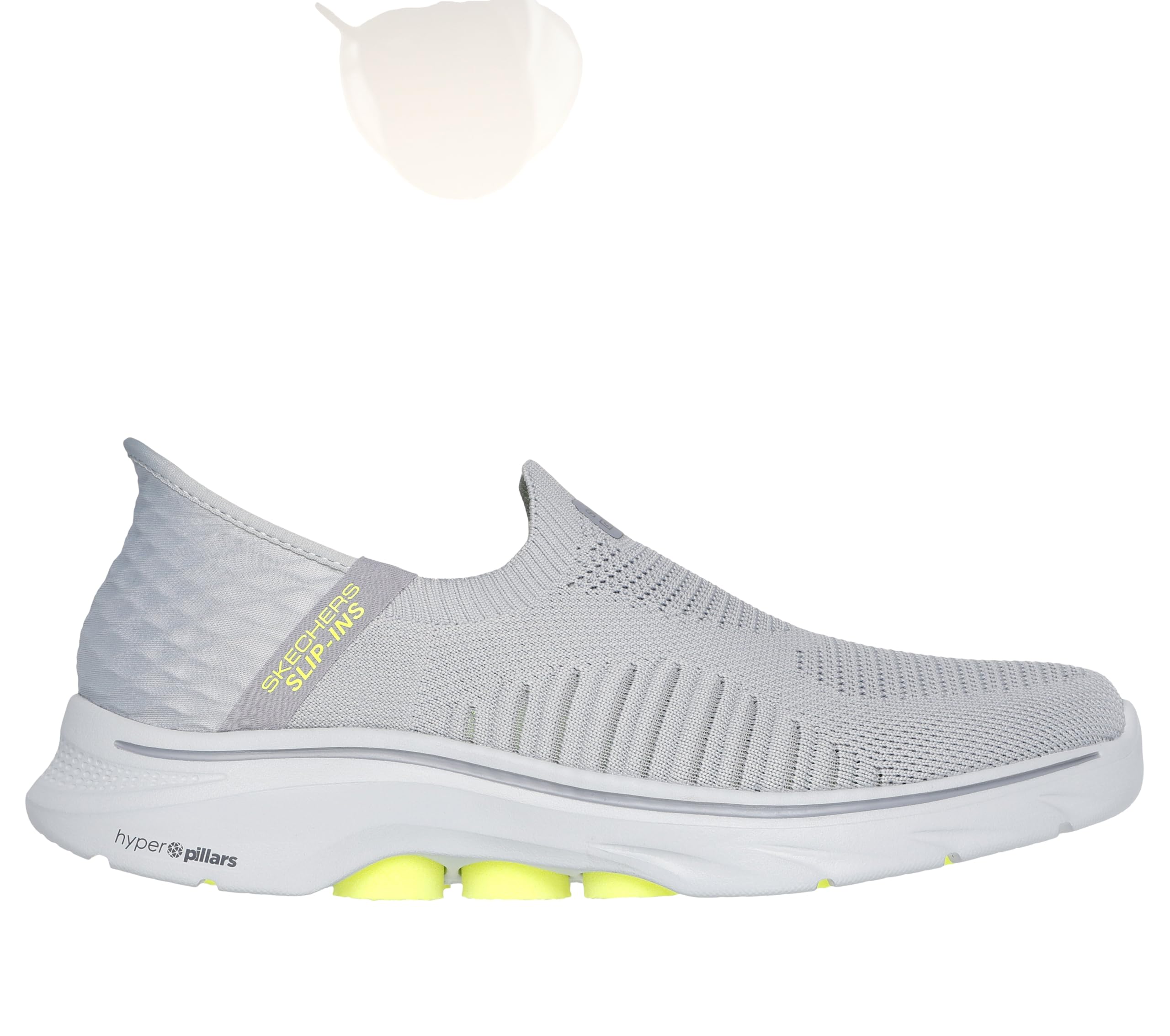 Mens GO Walk 7 - Conformity Gray Slip-ins Walking Shoes,UK 10(US 11)