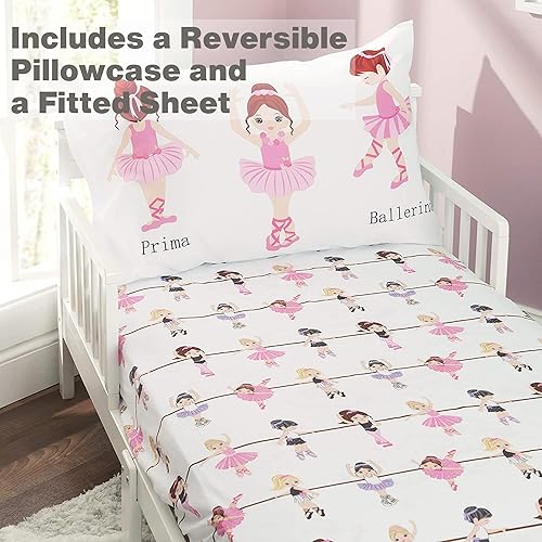 Miniatura 6 de Everyday Kids - Juego de sábana bajera y funda de almohada de microfibra suave, transpirable e hipoalergénica, para niños y niñas