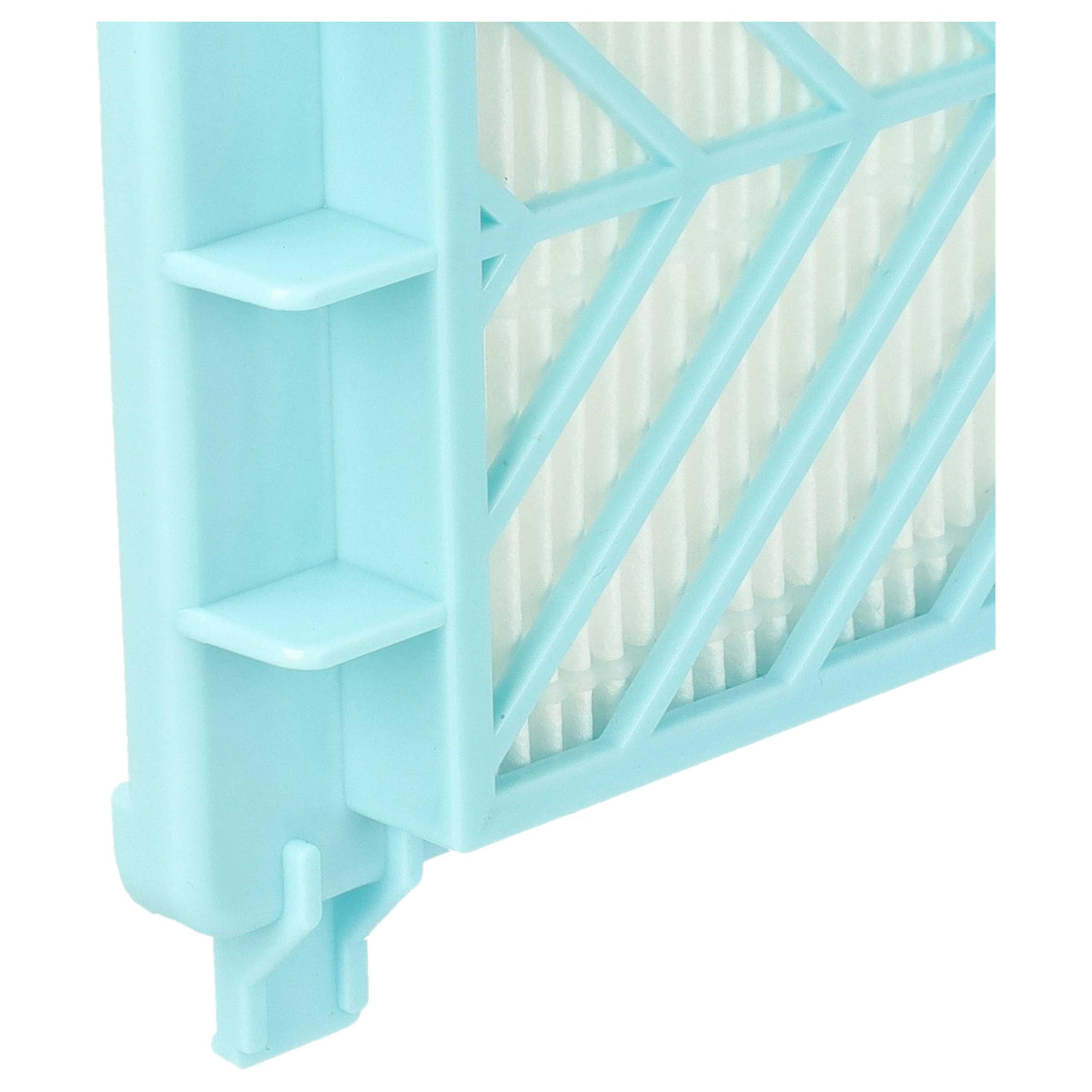 vhbw 6 filtrów, kompatybilny z Philips FC8912/01 FC8748/01 FC8736/01, FC8738/01, FC8740/01 - filtr HEPA czarny/biały