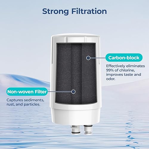 Miniatura 3 de Paquete de 2 filtros de agua de repuesto para sistemas de filtro de grifo Brita, certificado, filtro de grifo Longlast, reduce el cloro y el plomo,
