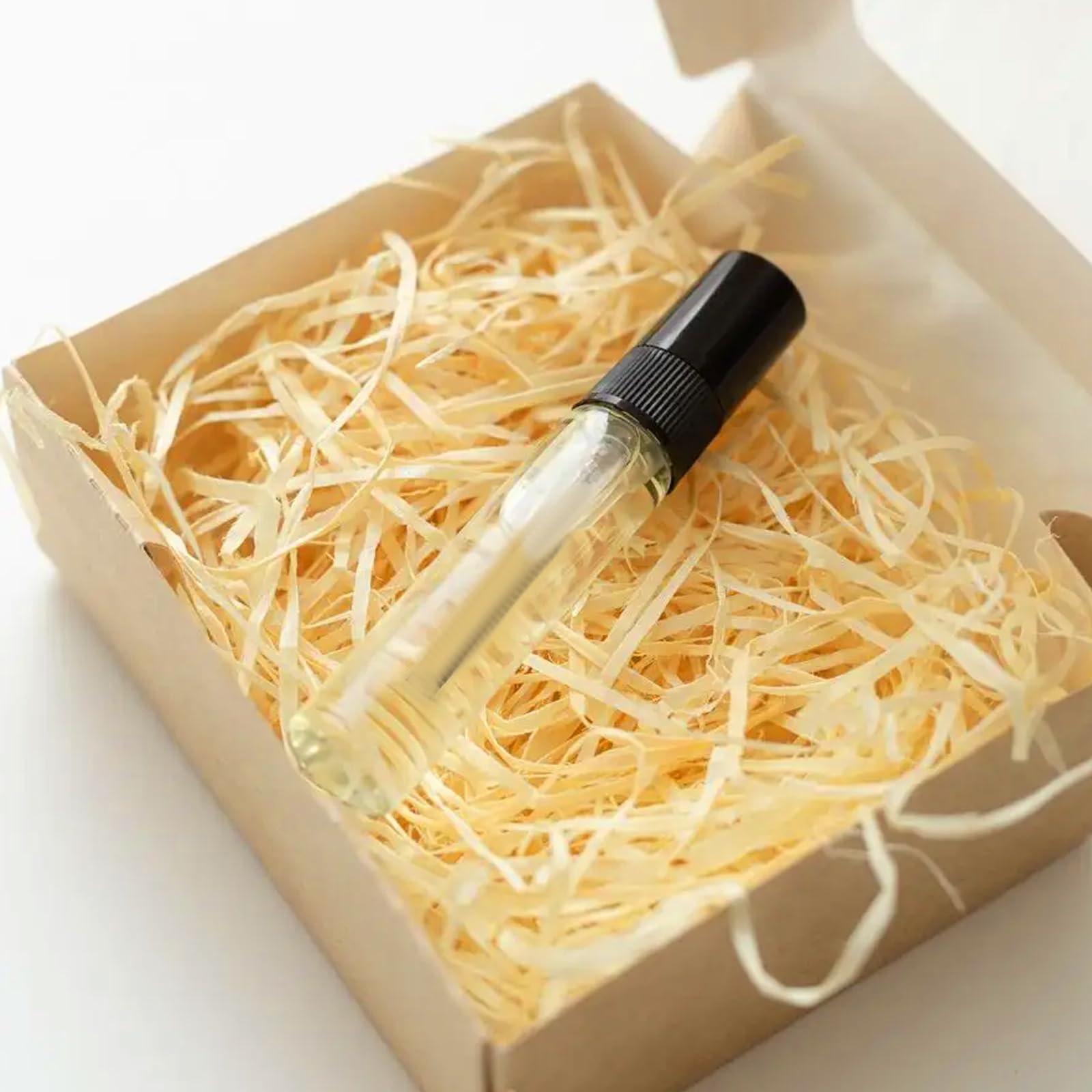 1000 g de matériau de remplissage pour cadeau, papier déchiqueté pour boîte cadeau, bricolage, décoration, raphia, papier de soie déchiqueté, remplissage pour paquets de 1 kg (champagne)
