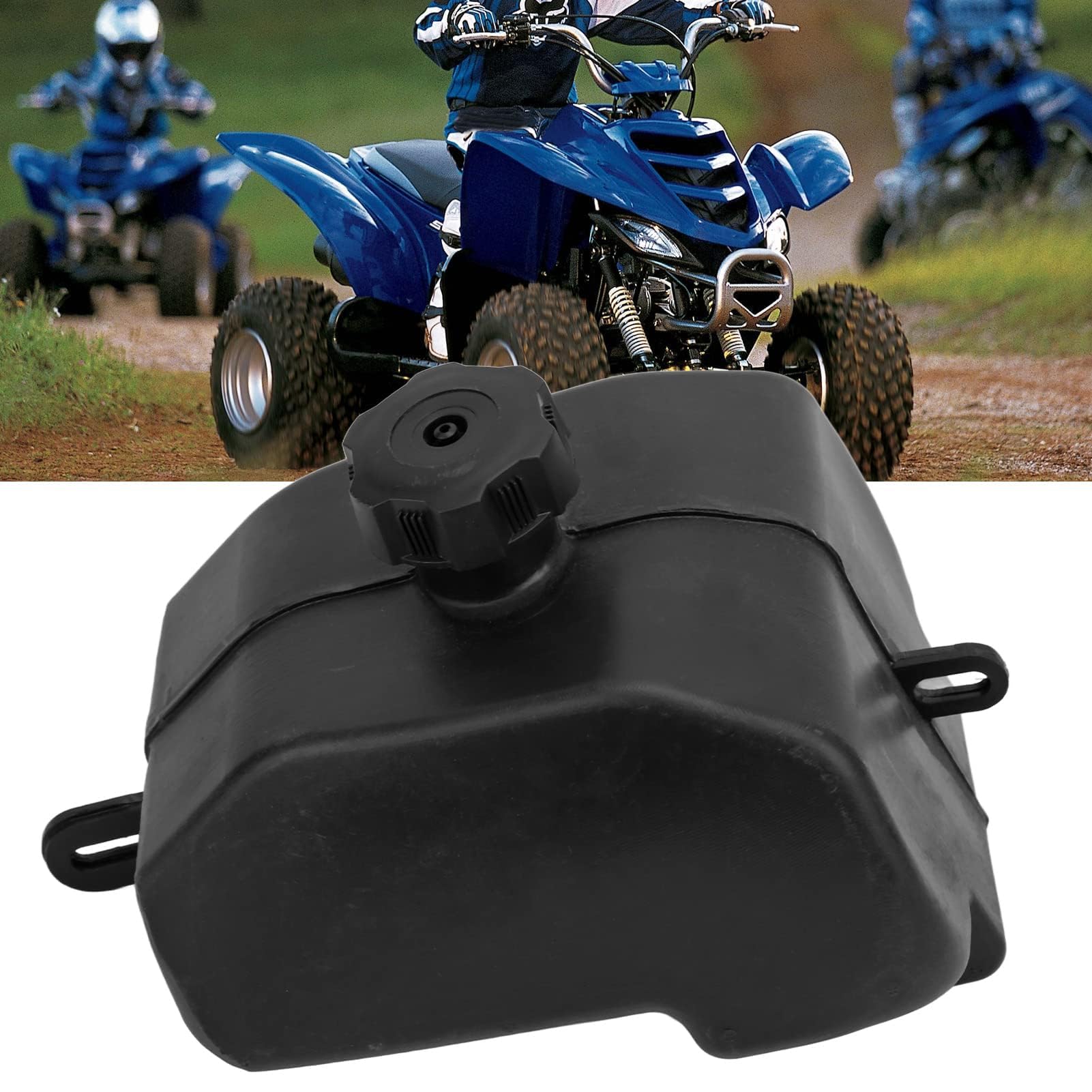 Tanque de Gasolina de Combustible, ABS 1.8L Tanque de Gasolina de Combustible de Gas con Tapa de Plástico para ATV Chino