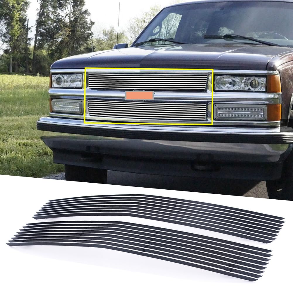 「52」Chevy94-99年シボレーブレザーC / Kピックアップグリル Amazon.com: Chrome Front Grille Grill fits 1994-1999 Chevy Blazer