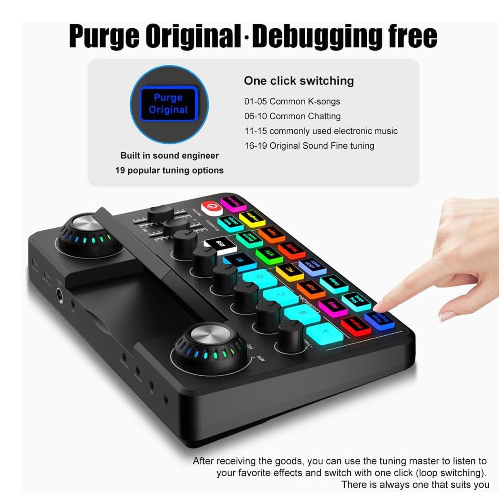 Cuifati Paquete de Equipo de Podcast con Micrófono de Condensador de 3,5 Mm, Brazo Plegable con Pantalla LED Montado, Kit de Micrófono de Podcast para Grabación de PC, Canto y Juegos