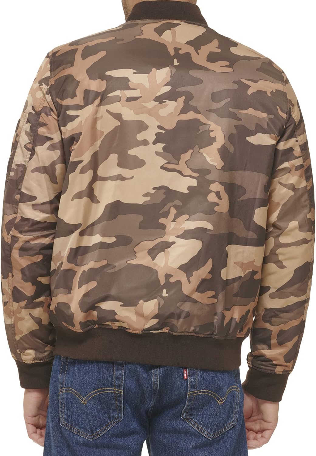 Levi's Men's Flight Satin Unfilled Ma-1 Bomber - Image 4