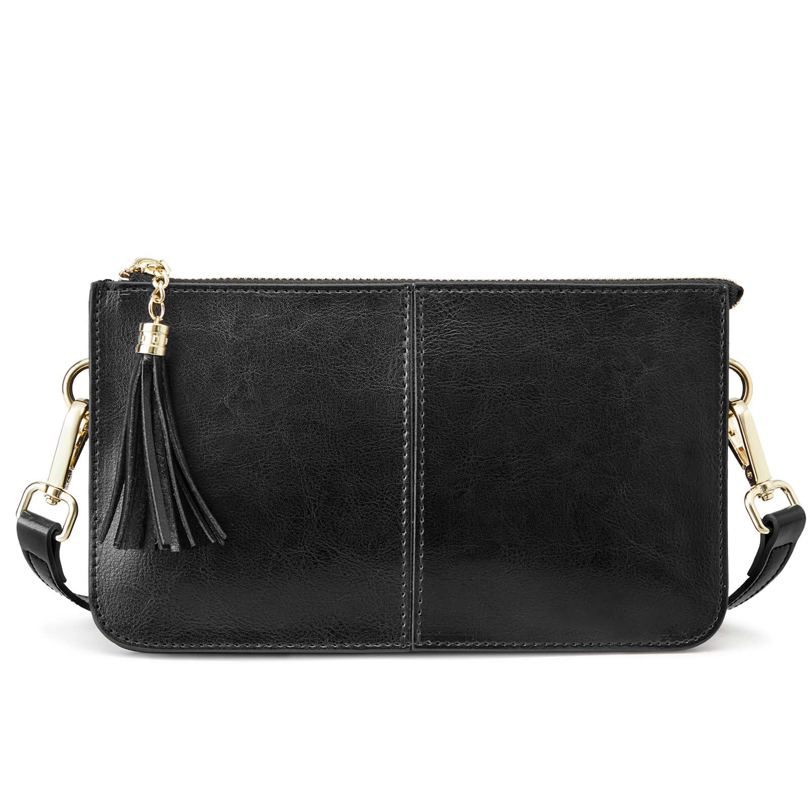 Kattee Leather Crossbody Bags for Women Trendy, Small Shoulder Purses and Handbags with Adjustable Strap