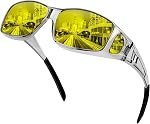 KANASTAL Lunettes de soleil sur les lunettes pour hommes Femmes Envelopper autour Polarized Fit sur les Lunettes de Soleil TR90 Lunettes de soleil Courant Cyclisme