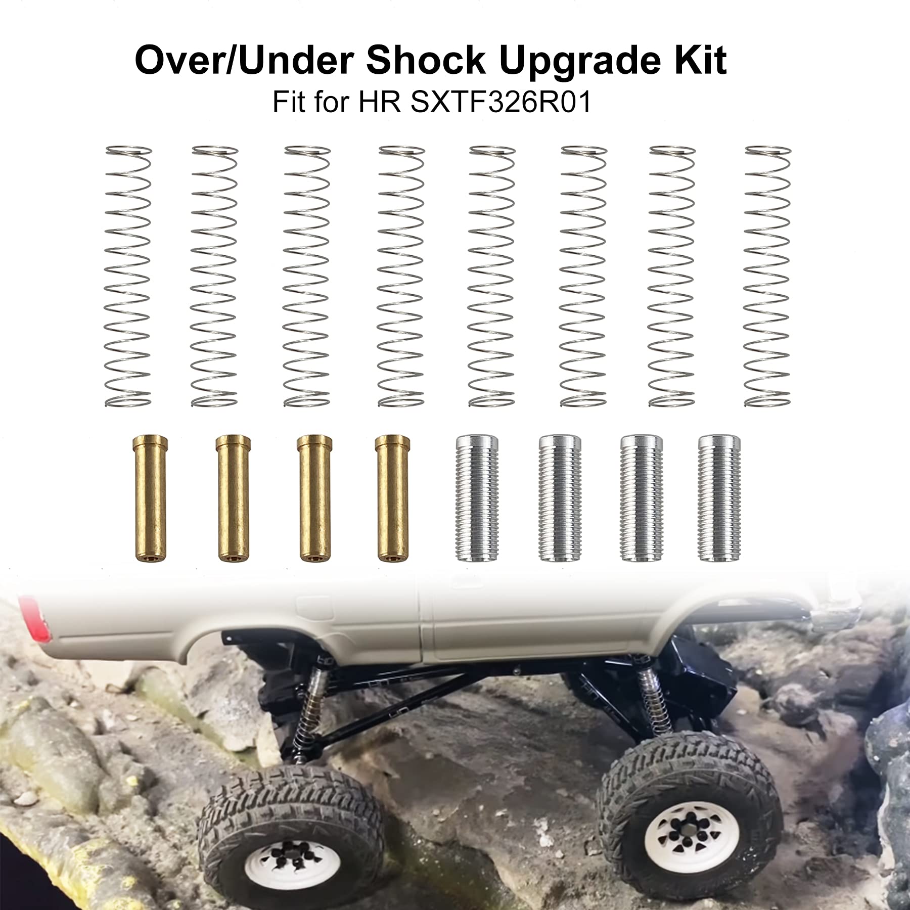 Scx10 III Upgrade Torre Ammortizzatori Anteriore CrazyRacer - Alluminio Blu Regolabile Per Axial SCX10 III Accessori Modellismo - Foto 6