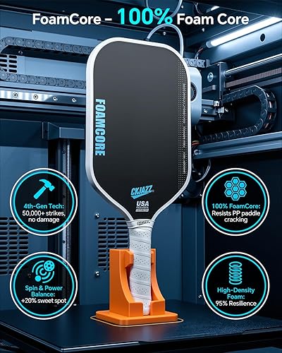 Miniatura 2 de Paleta de pickleball - Pala de pickleball de fibra de carbono - Pala de rendimiento 100% con núcleo de espuma