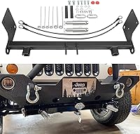 Sunluway BX1126 Tow Bar Base Plate for 2007-2018 Jeep Wrangler JK/JKU 2/4 Door - Heavy-Duty Steel Bracket, Replaces BX1126