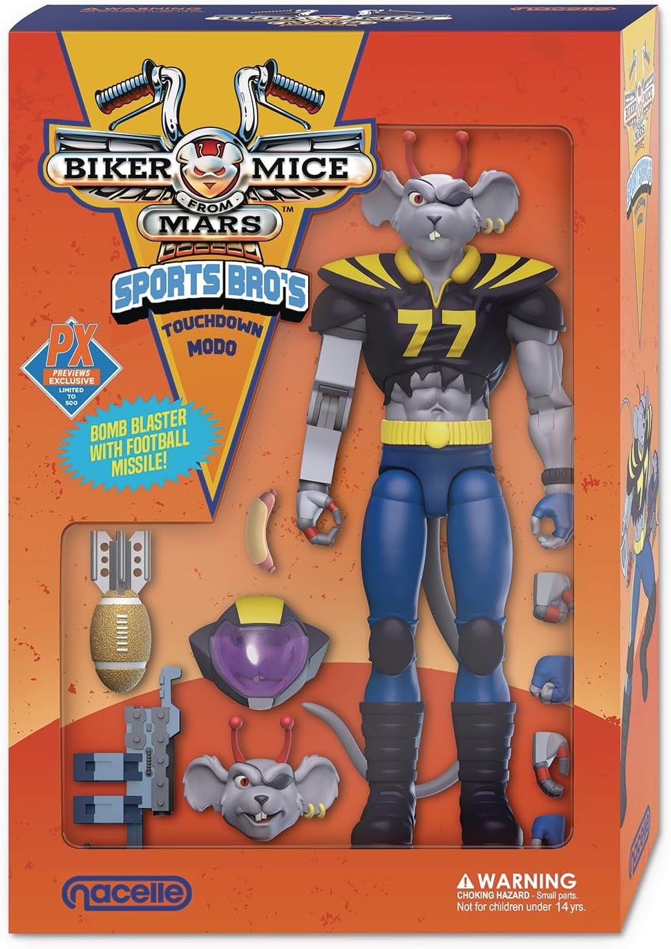 Biker Mice from Mars: The Sports Bro’s Modo Previews Exclusive Action Figure