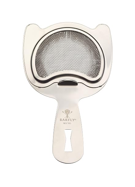 Barfly Fine Mesh Spring Strainer, Stainless Steel