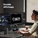 UGREEN Revodok Max 213 Dock Thunderbolt 4 40Gbps Station Accueil 13 en 1 Dual 4K 60Hz Unique 8K 30Hz Écran Extension 90W Charge pour Ordinateur avec USB 10Gbps RJ45 2.5GbE SD TF 3.5mm Audio Port - 4