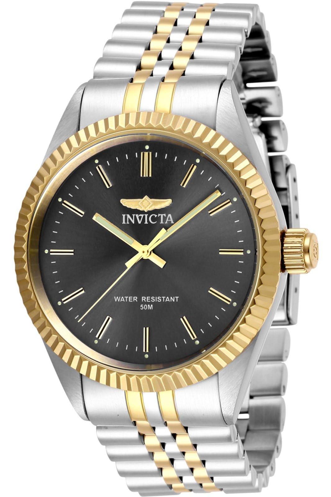 Invicta Specialty - Reloj de cuarzo para hombre, acero inoxidable, 43 mm