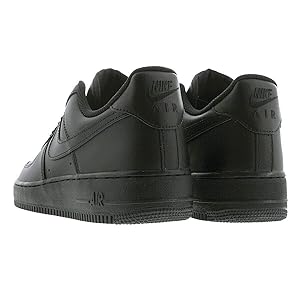 Amazon.co.jp: [ナイキ] AIR FORCE 1 '07 BLACK/BLACK メンズ