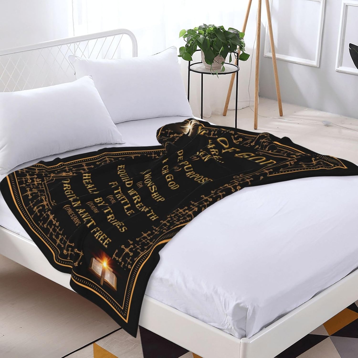 Christian Gifts for Men, Religious Gifts for Men Faith, Man of God Gift Blanket, Christian Blanket for Man 60"X 50", Spiritual Gift - Image 6