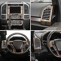 Vista 7 de para F150 Kit de moldura interior, 11 piezas de tablero de consola central y cubierta de panel de navegación compatibles con accesorios interiores