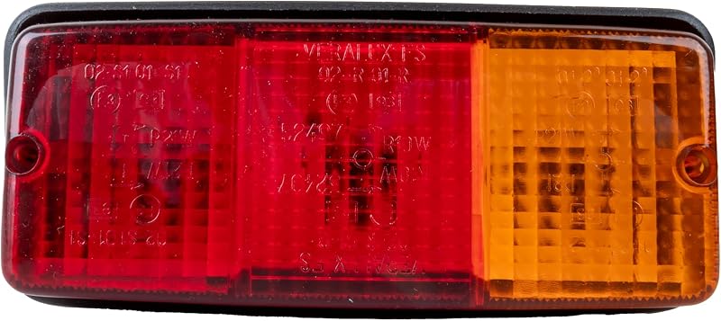 Ama Fanale Posteriore Alogeno Destro 160x70x70 mm per Veicoli Agricoli e Logistici – Tre Funzioni Luminose, Omologazione ECE, Installazione Facile, Made in Italy
