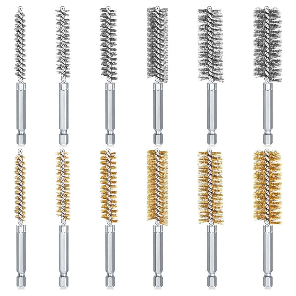 See full amazon price history chart for Serplex® 12Pcs Bore Brush for Drill Wire Bore Brush Set Wire Cleaning Brush Set Stainless Steel Cleaning Brush for Power Drill Impact Driver Serplex® 12Pcs Bore Brush for Drill Wire Bore Brush Set Wire Cleaning Brush Set Stainless Steel Cleaning Brush for Power Drill Impact Driver (B0D9B9Y2FT) Amazon Price History, Amazon Price Tracker