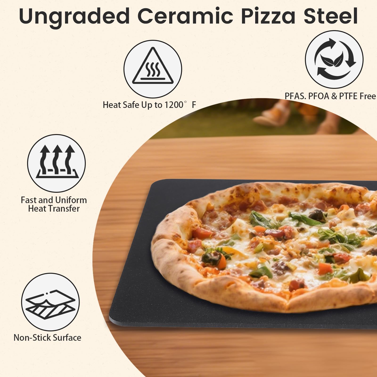 Accesorio para horno de pizza para parrilla, accesorios para horno de pizza al aire libre para Traeger, Pit Boss, Camp Chef, Z Grills, parrilla de pellets GMG, máquina de pizza desmontable y 7