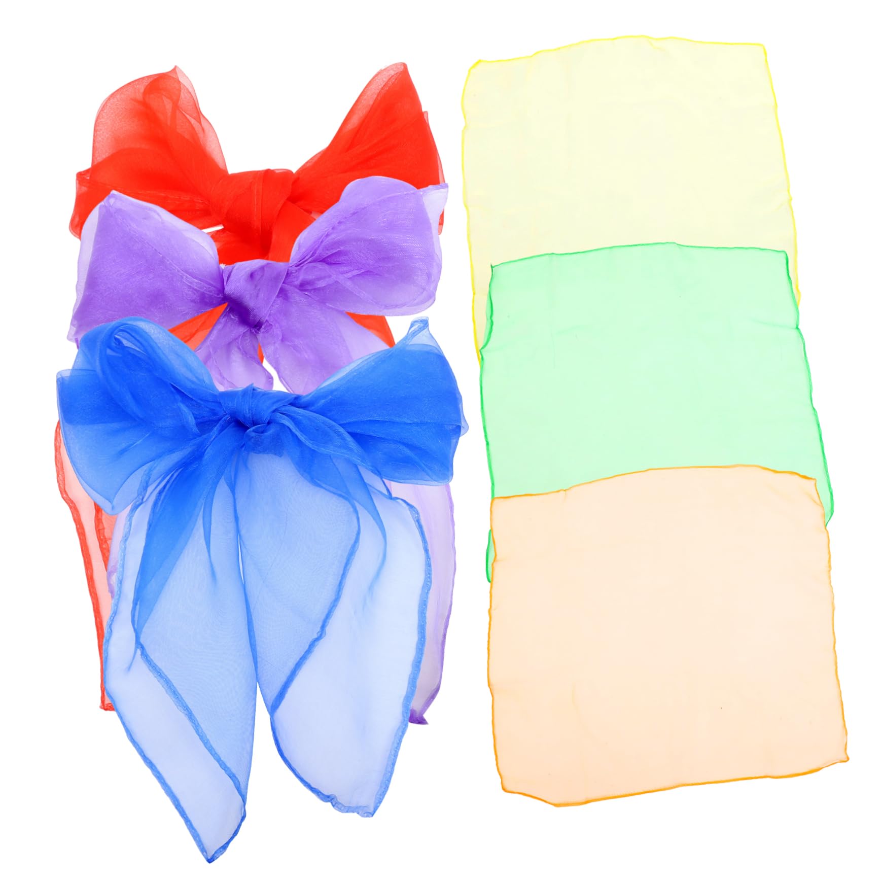 FOMIYES Versatile Dance Scarves Juggling Scarves Square Stage Performance Props