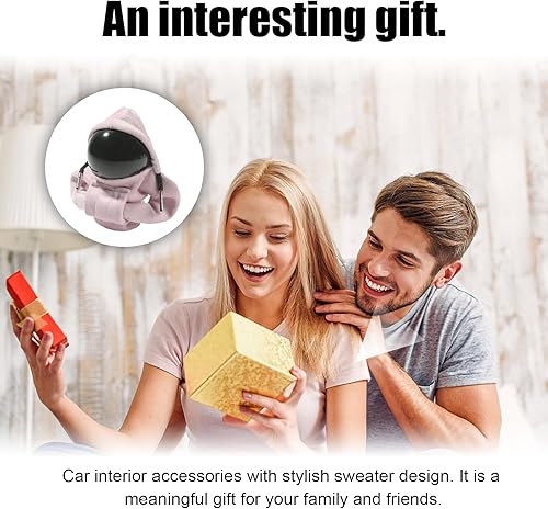 Miniatura 36 de Ziciner Funda para pomo de palanca de cambios de automóvil, diseño de suéter de moda, protector de palanca de cambios suave universal, accesorios