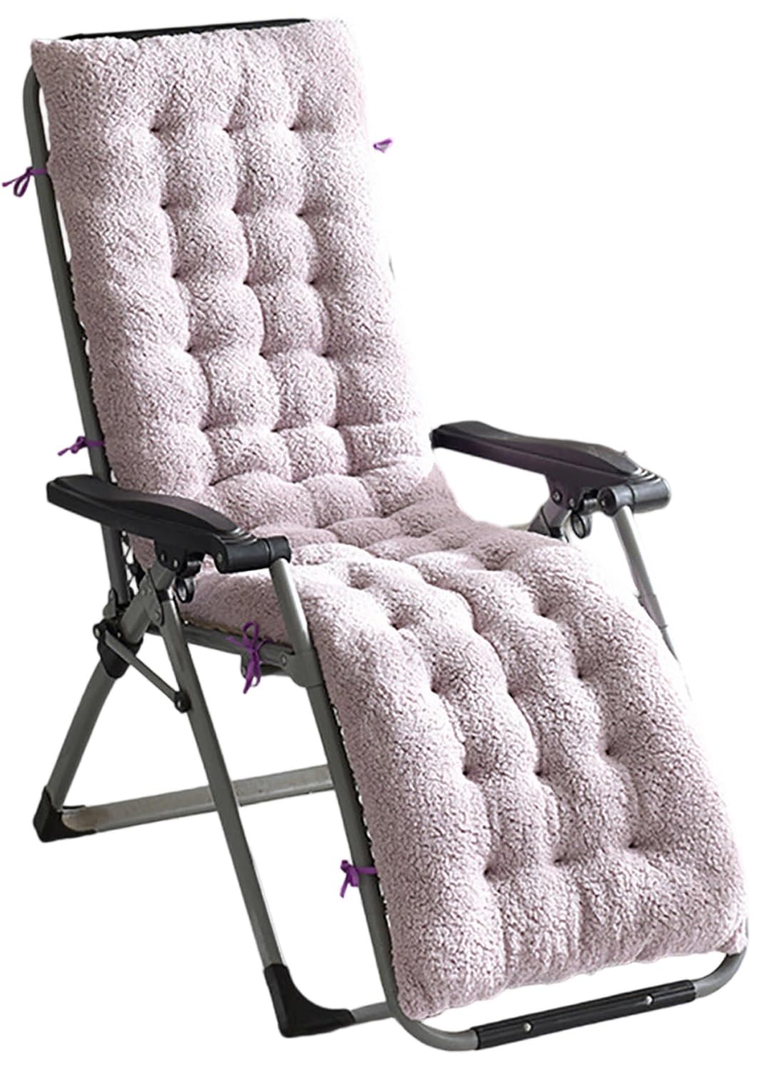 Coussin pour fauteuil de jardin inclinable doux 130x50 cm pour terrasse de balcon