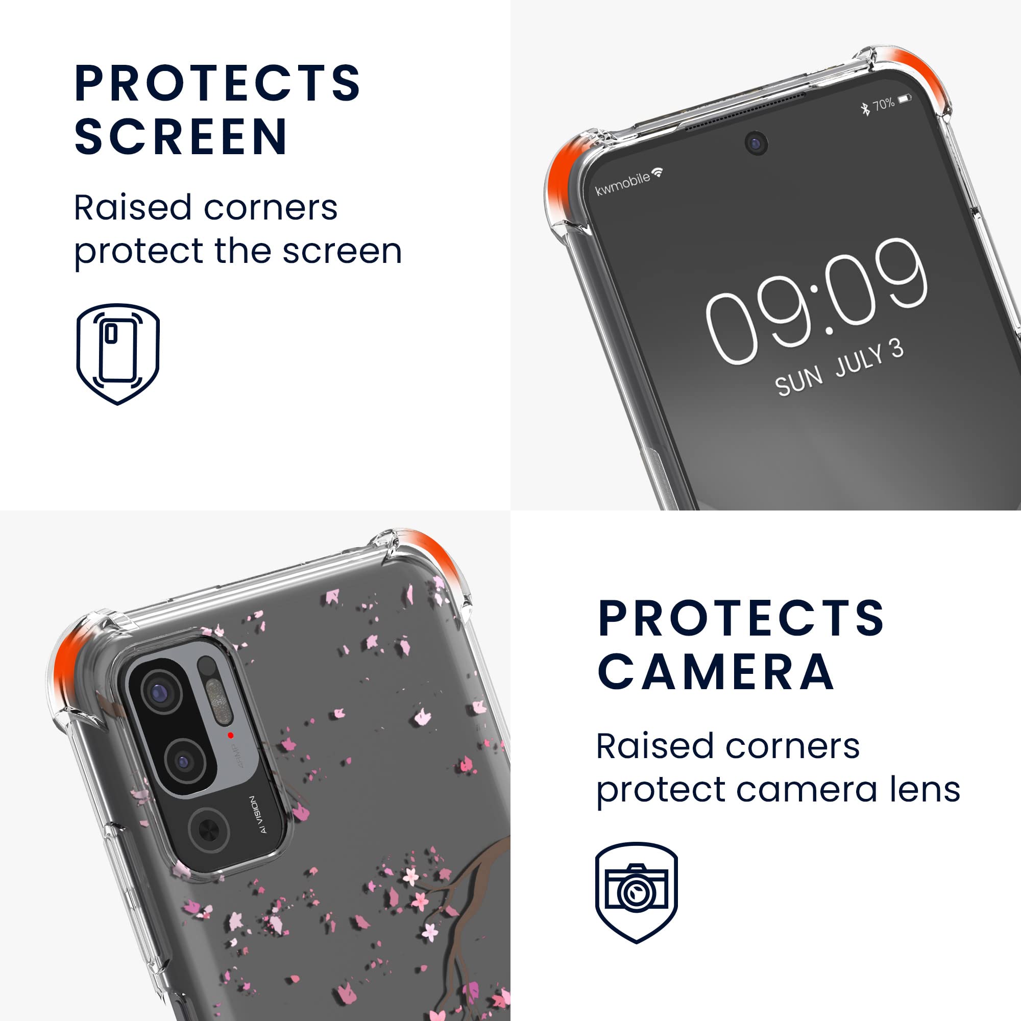 Coque Noir Mat Pour Xiaomi Poco F3 5G - Xiaomi Mi 11i Avec Protection Caméra - Téléphonie