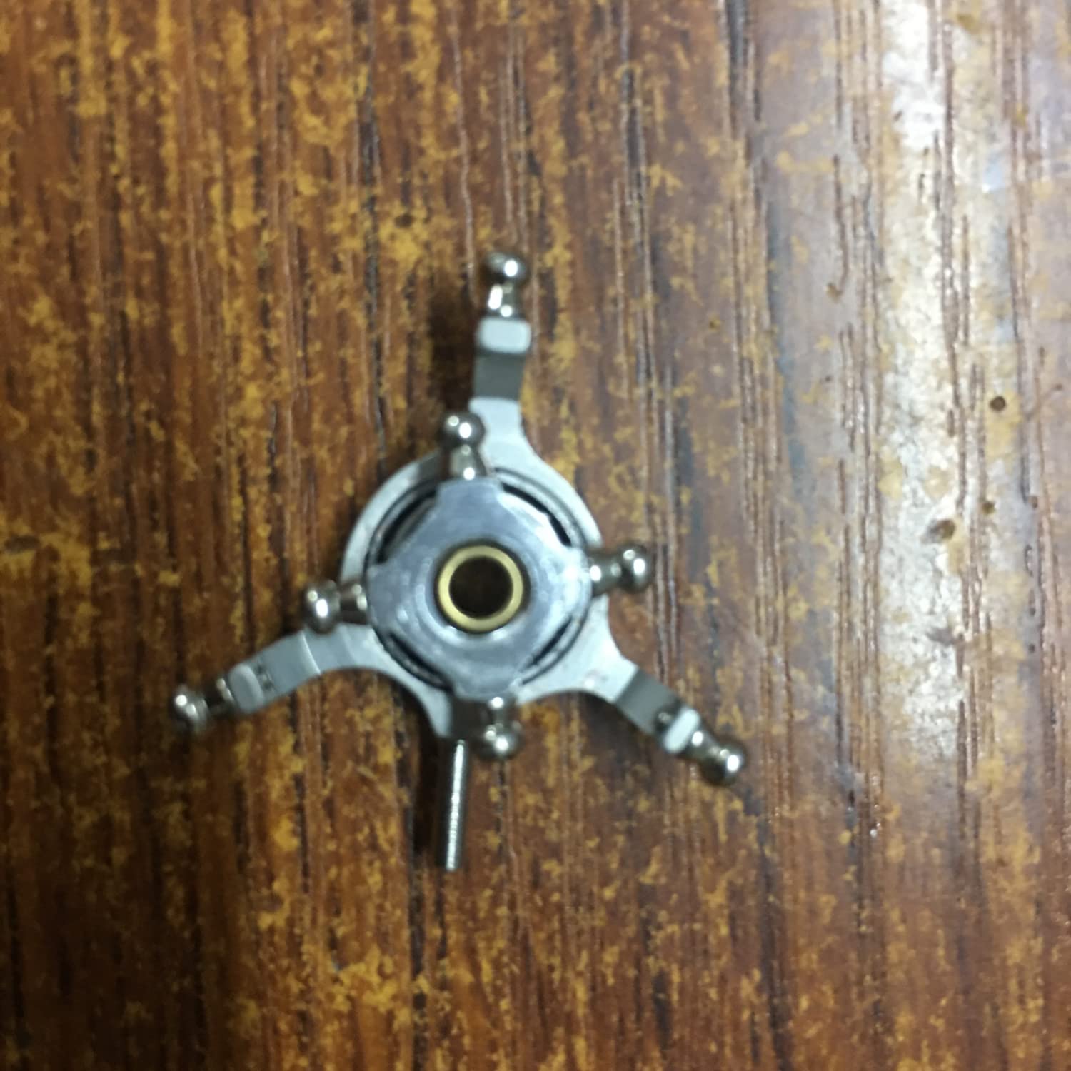 【Części zabawki zdalnego sterowania】 XK K124 RC. Helikopter WLTOYS Części zamienne Metal Swashplate XK.2.K124.024. Akcesoria -Materiały przyjazne dla środowiska (Color : Rood)