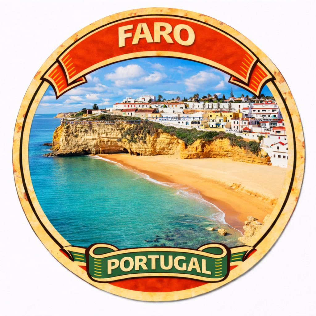 Nomad Charging Box Faro Portugal Decorative Souvenir Fridge Magnet A0075