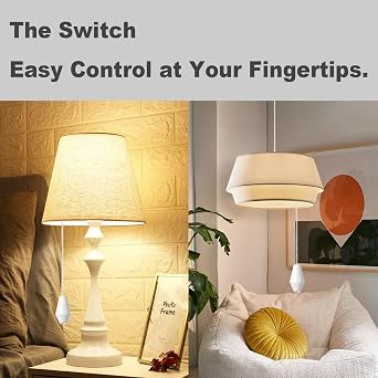 2pcs Light Pull Cord 1.5m Light Pull Cord String with Connector Replacement Cord Pull for Ceiling Switch Bathroom Light Pull Cord,Suitable for use in a Variety of Locations (2pcs-White) [Energy Class A]