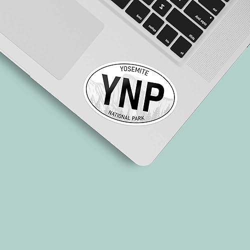 Miniatura 8 de Yosemite National Park Bumper Sticker - California Half Dome El Capitan Oval Decal | YNP California Sierra Nevada Vinyl Decals | ADV & Overland