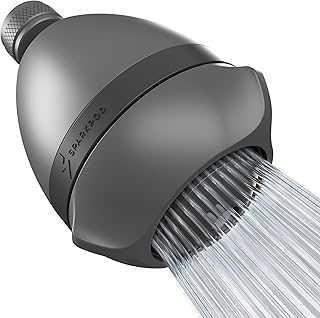 SparkPod 3-Inch Extreme High Pressure Shower Heads - Pressure Boosting w...