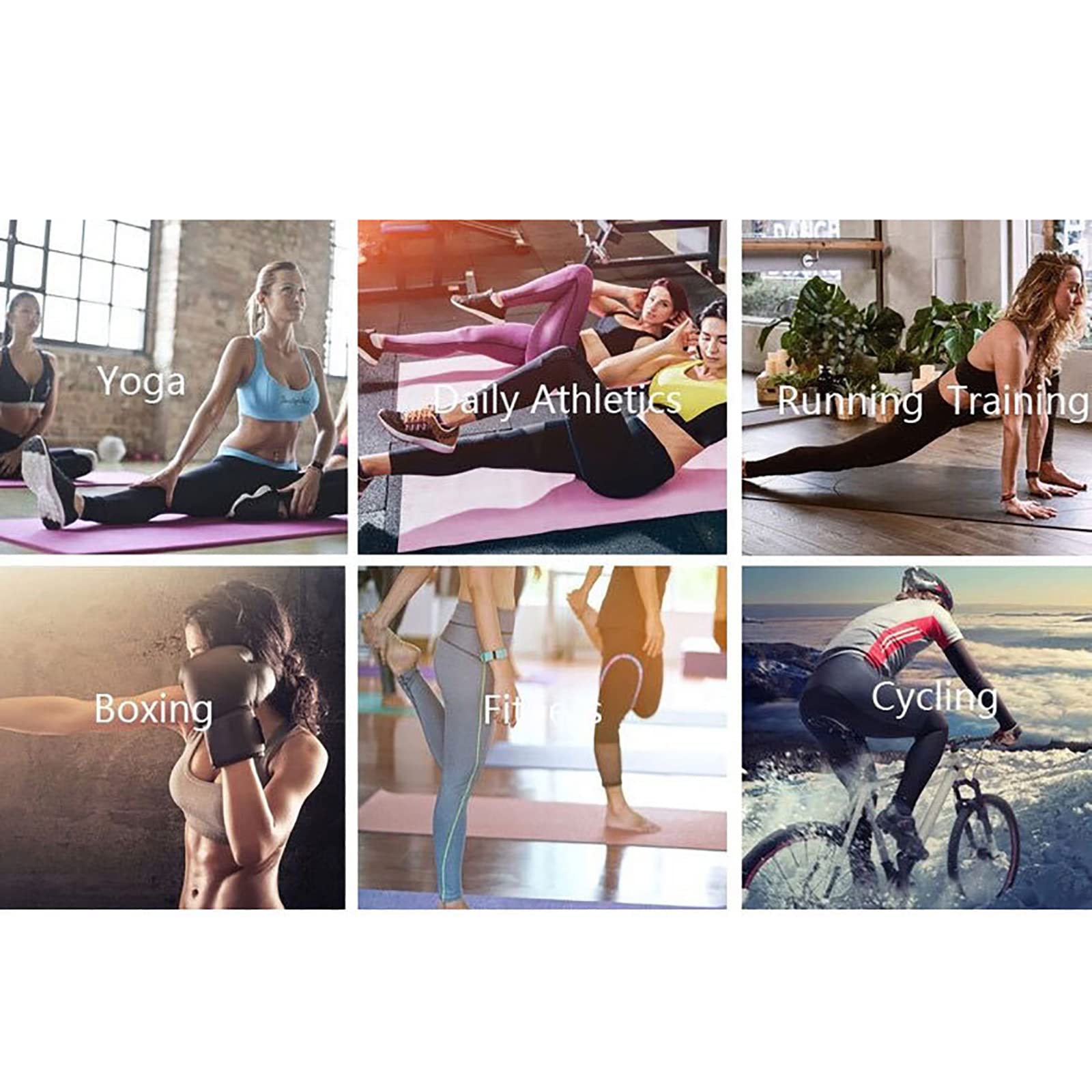 Pantaloni da yoga da donna, leggings da palestra a vita alta, collant da corsa da donna, S-XL, traspiranti, sportivi a 5 punti, a tre petto