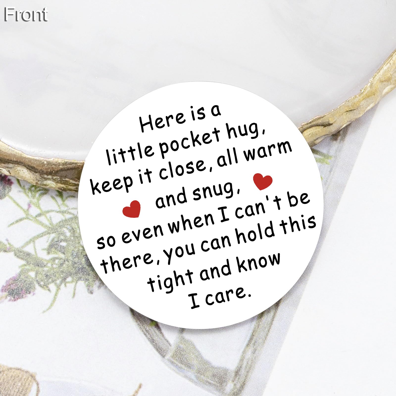 OEHEDOU Pocket Hug For Adults Cheer Up Gifts For Women, Men - Long Distance Keepsake