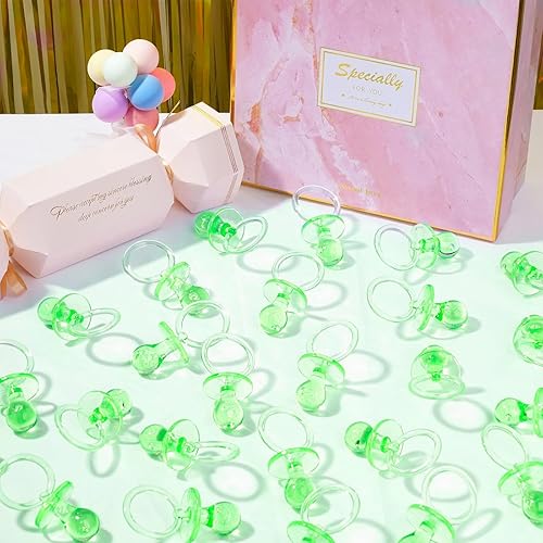 Miniatura 7 de 36 chupones acrílicos para juegos de baby shower, chupetes de baby shower de 2.5 pulgadas, chupete a granel para juegos de caza, dispersión de mesa