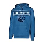 Ultra Game NBA Official Mens Super Soft Midtown Hoodie Pullover Sweatshirt - Unisex, Minnesota Timberwolves, Team Color, XX-Large