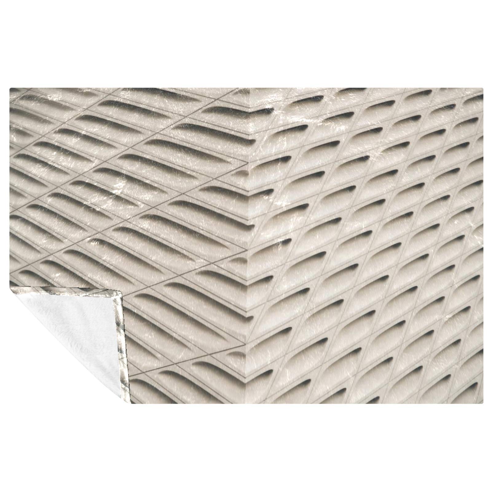 Plaid beige doux à motif tapisserie chic 150x100 pour lit haut de gamme