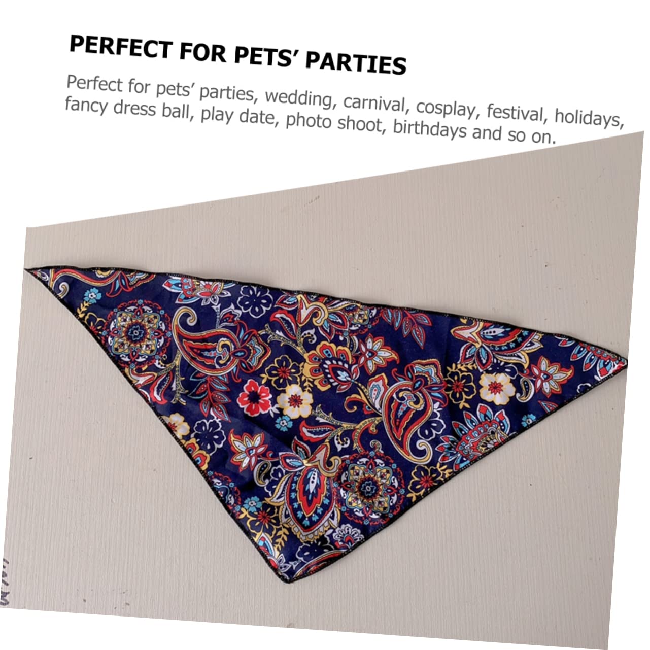 Happyyami 4piezas Sombrero De Gato y Perro con Bandana De Gorro Cómodo y Elegante para Mascotas Diseño Delicado para Fiestas y Eventos