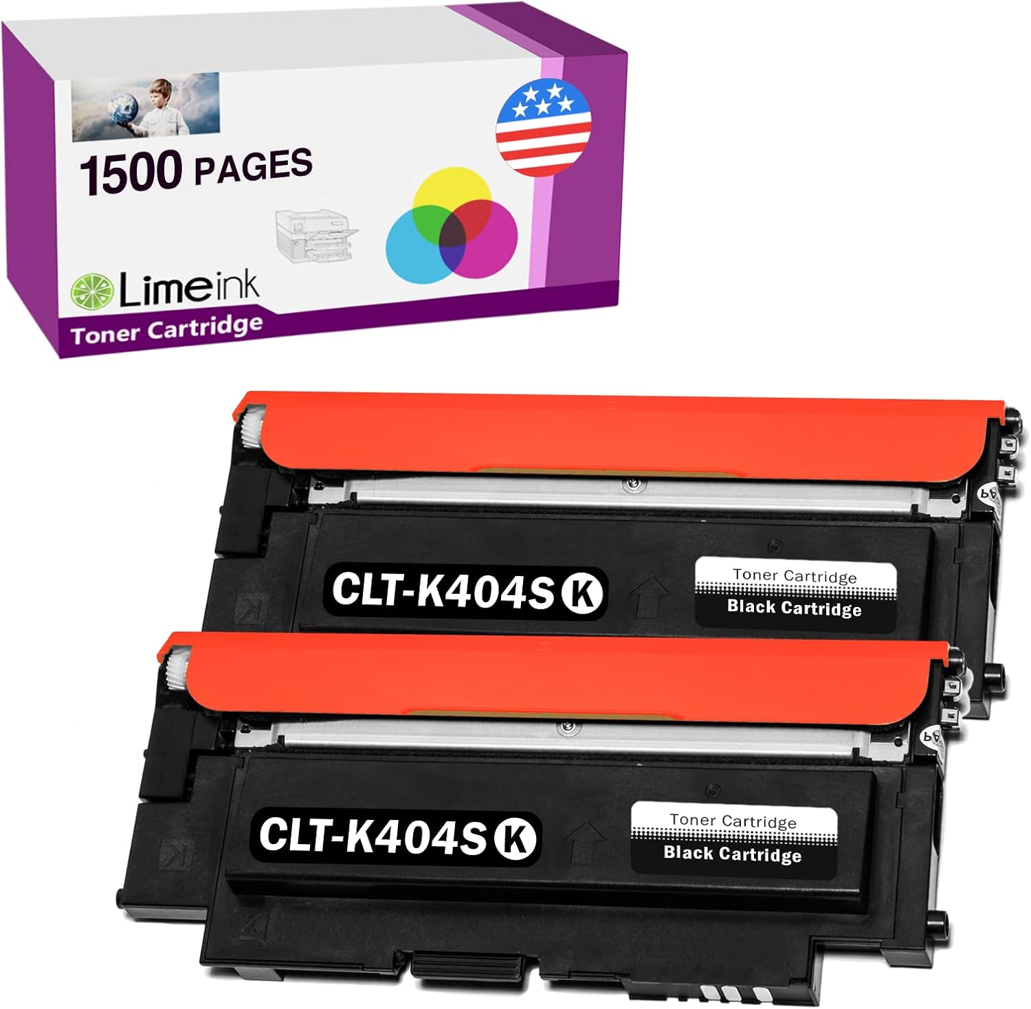 Limeink Compatible Toner Cartridges Replacement for Samsung K404S 404 404s Black Toner for Samsung CLT K404S C430W Xpress c480fw Cartridges Printer