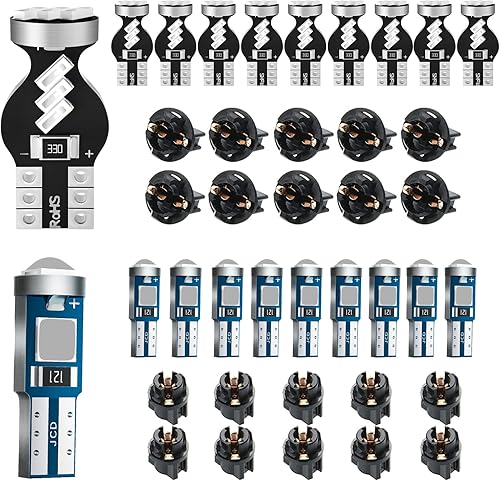 T5 37 74 73 2723 2721 194 T10 168 2825 W5W Bombilla LED verde, superbrillante PC74 PC37 PC168 PC194 PC161 Reemplazo LED para interior cúpula mapa
