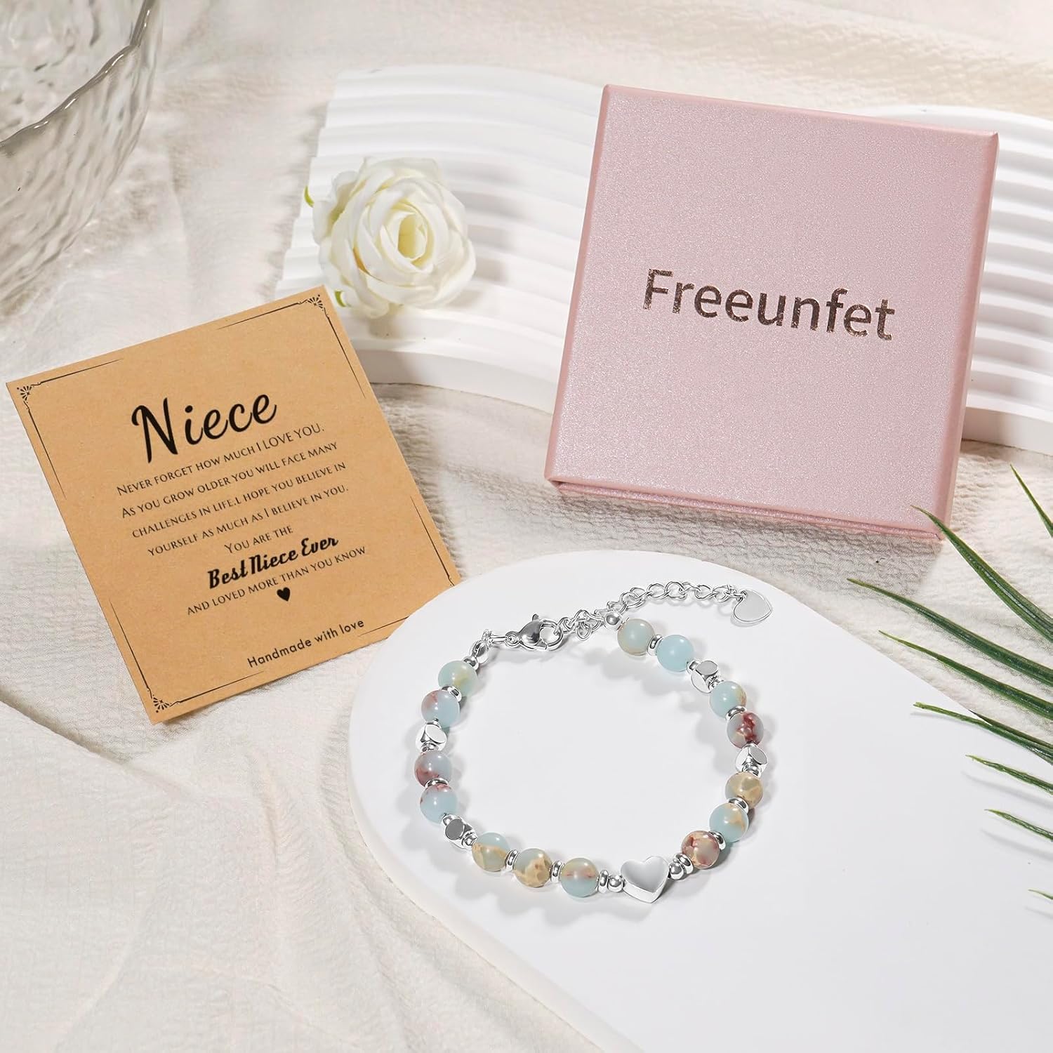 Women's Beaded Stretch Bracelets - Inspirational Sometimes You Forget You're Awesome Friendship Jewelry, Dainty Birthday Gift for Best Friends, Mom, Sister, Daughter - Image 6