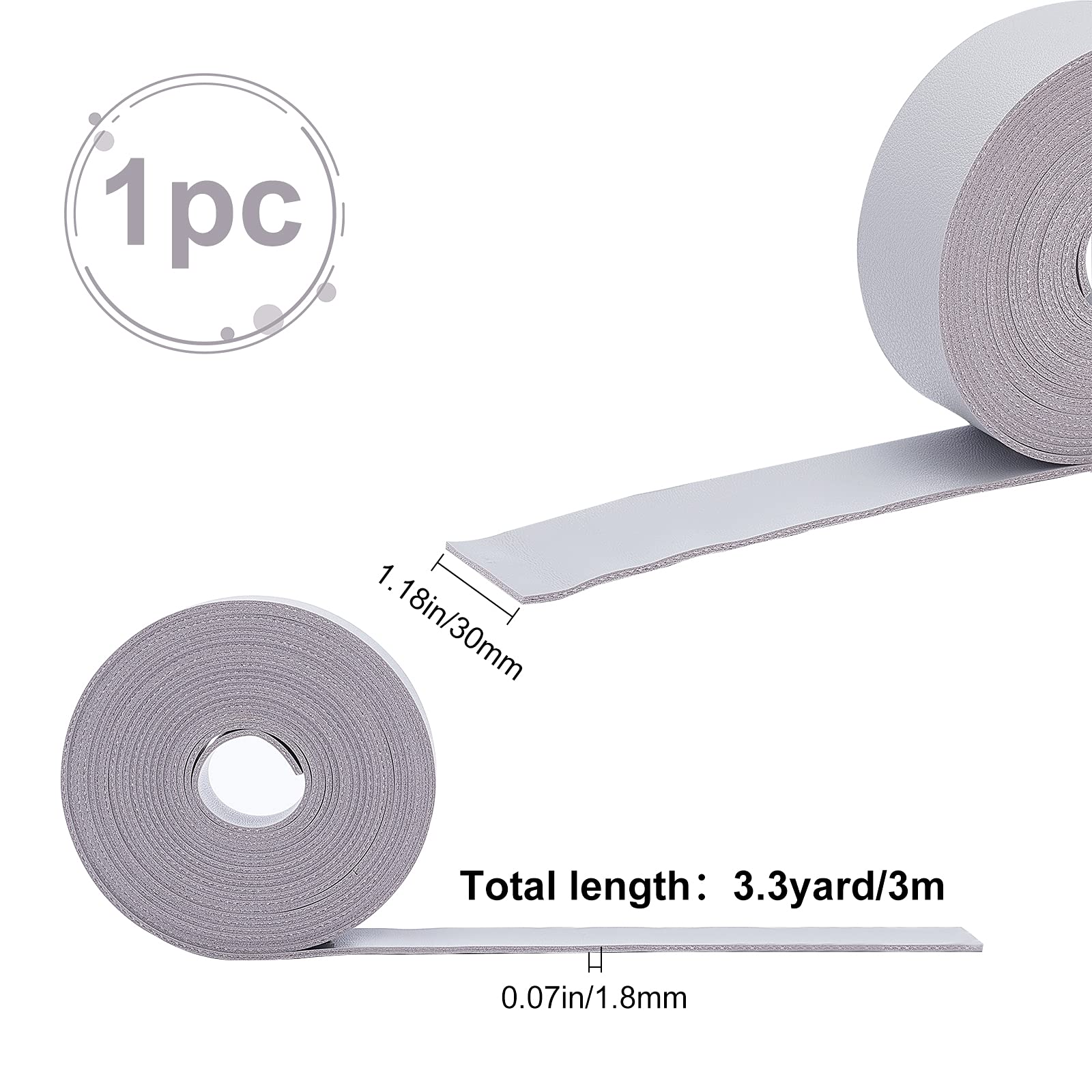 Strisce Di Pelle Bifacciali GORGECRAFT - 2m X 50mm, Per Fai Da Te, Artigianato E Creazione Gioielli - Foto 7