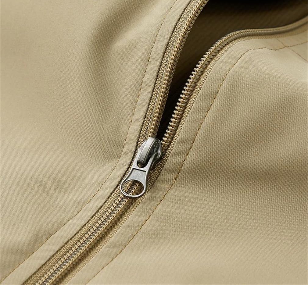 Men's Thin Outdoor Vest Stand Collar Breathable Loose Sleeveless Waistcoat For Camping Fishing Hiking