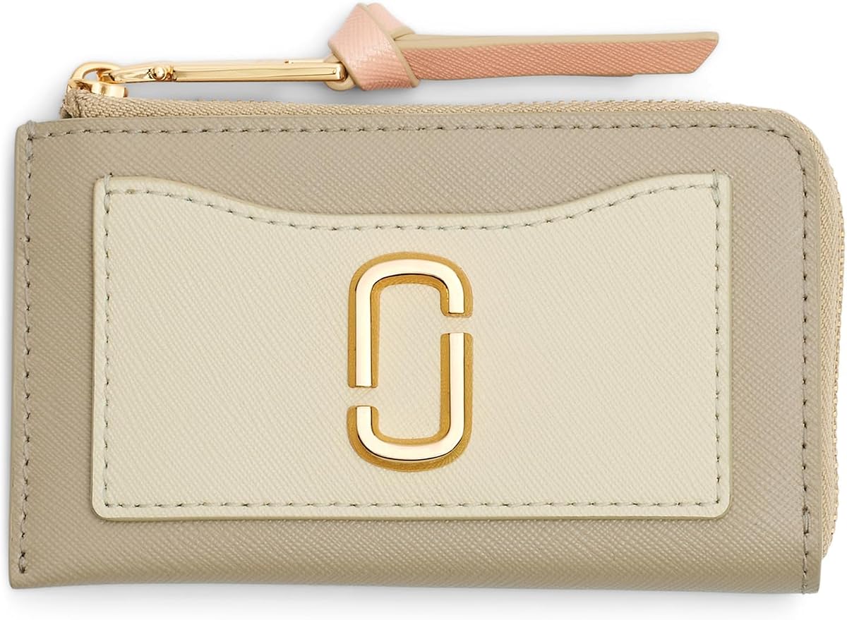 Marc Jacobs The Utility Snapshot Top Zip Multi Wallet Khaki Multi One Size